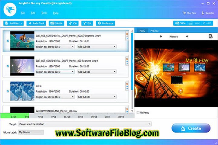 AnyMP4 DVD Creator 7.2.86 Free Download with Patch