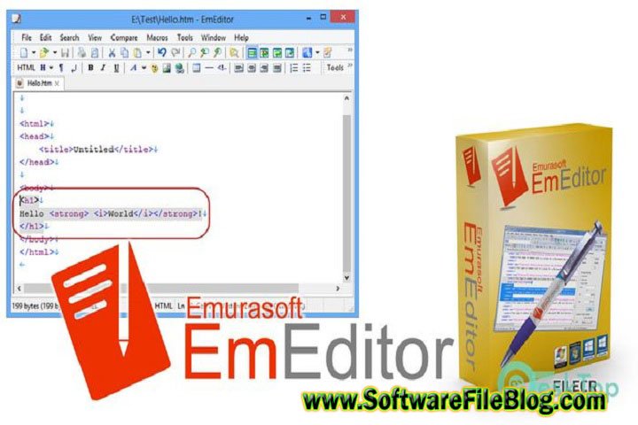 Emurasoft EmEditor Professional 22.1.2 Multilingual x64 Free Download