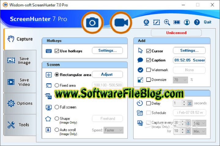ScreenHunter Pro 7 Free Download with Crack
