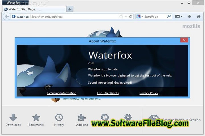 Waterfox G5.1.1 Free Download