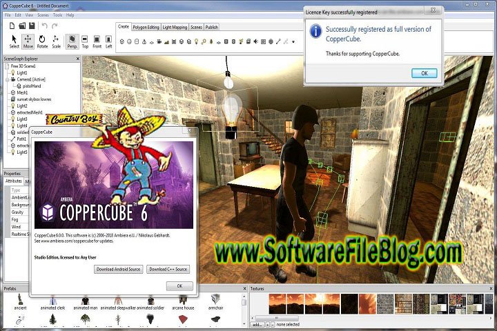 Ambiera CopperCube Professional 6.6 Free Download With Keygen