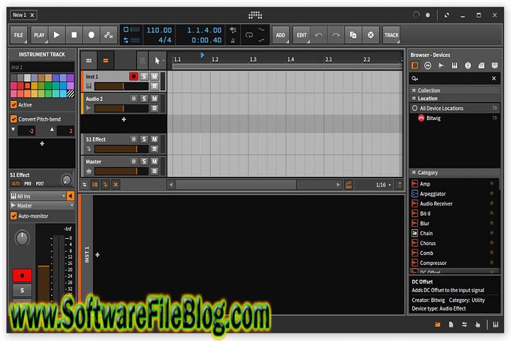 Bitwig Studio 4.4.8 Free Download With Patch