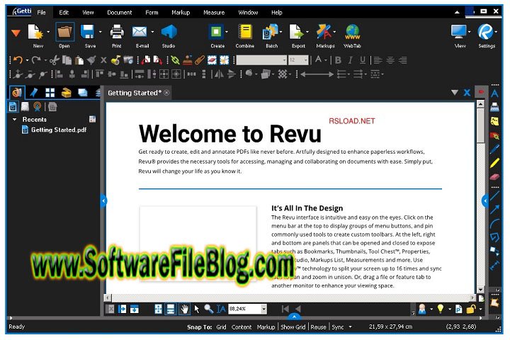 Bluebeam Revu 20.2.85 Free Download With Crack