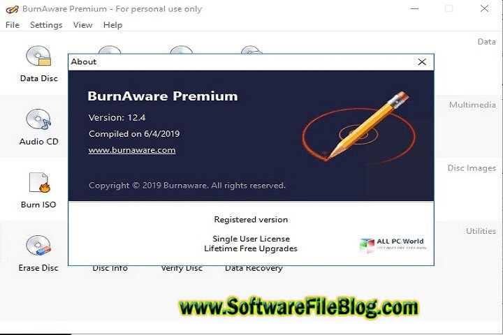 BurnAware Professional 16.2 Multilingual x86 Free Download with Patch