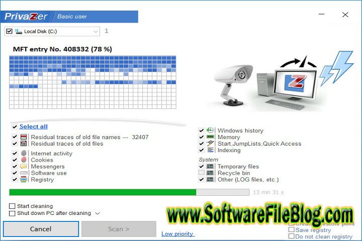 PrivaZer free V 1.0 Free Download With Patch
