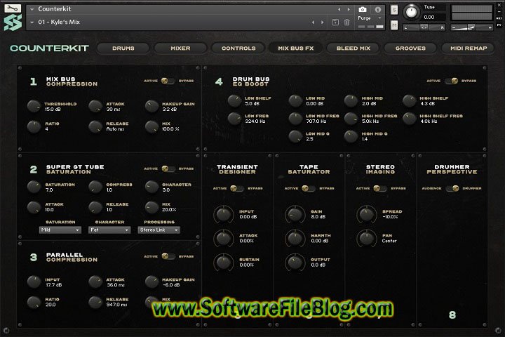 SoundBlind Drums Counterkit V 1.0 Free Download with Patch