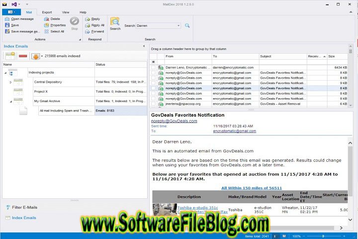Encryptomatic MailDex 2023 v2.1.3.0 Free Download With Patch
