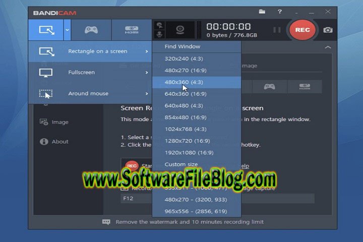 screen recorder V 1.0 Free Download With Keygen