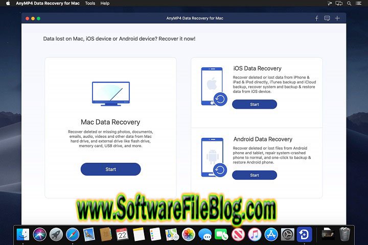 AnyMP4 Data Recovery 1.3.6 Free Download With Keygen