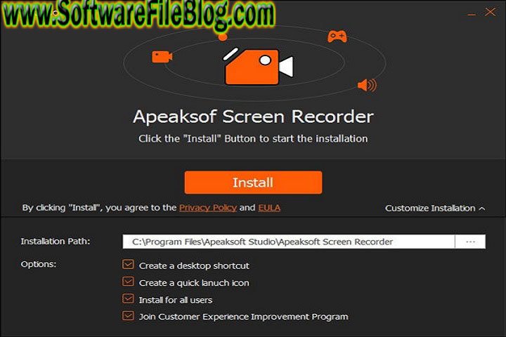 Apeaksoft Screen Recorder 2.2.20 Free Download With Keygen