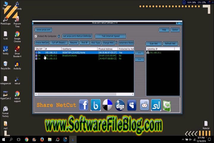 Netcut v1.0 Free Download With Patch