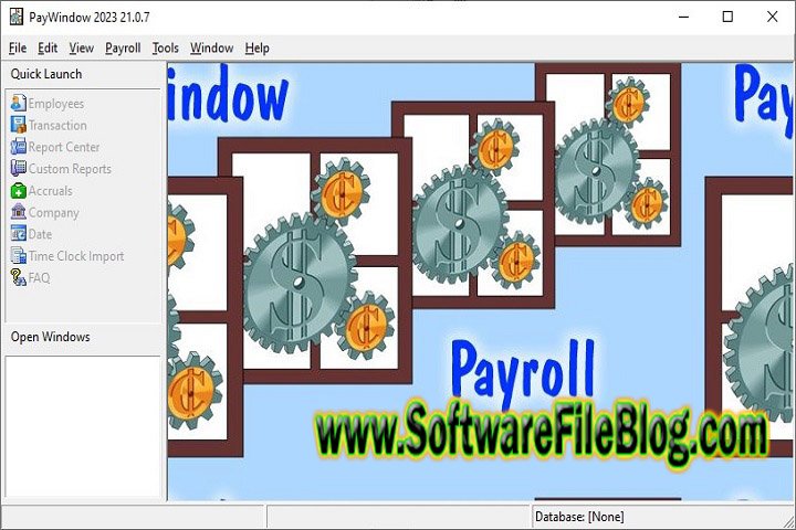 Pay Window Payroll System 2023 21.0.7.0 free Download With Crack