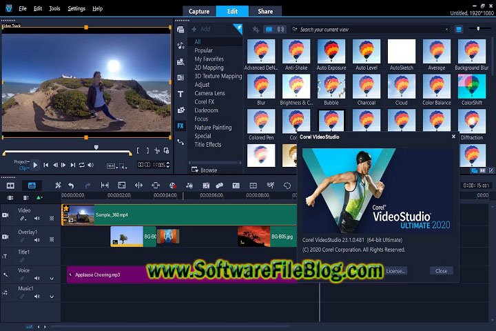 corel videostudio ultimate 2023 v2600136 with crack Features