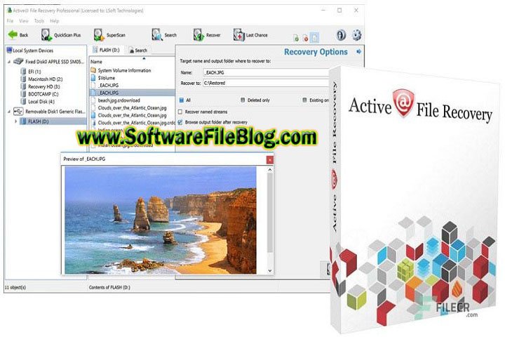 Software Features Active File Recovery 23 0 2 Installer Pc Software
