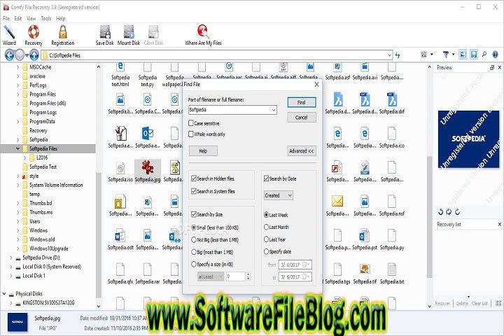 Software Features Comfy File Recovery 6 8 Pc Software