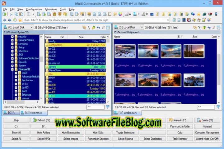 Software Features Multi Commander X64 13 0 0 2953 Pc software
