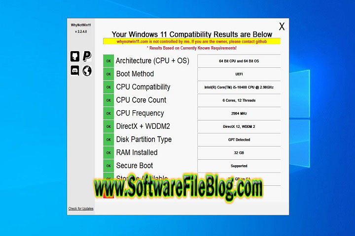 III. Software System Requirements : Why Not Win11 2 5 0 5 Pc Software