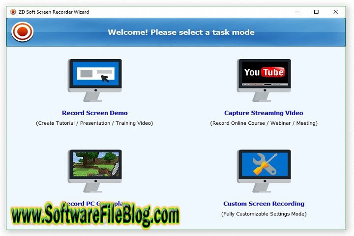 Software Features : ZD Soft Screen Recorder 11 6 4 Pc Software