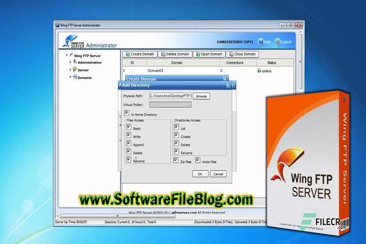 Wing FTP Server Corporate 7 x64 Features