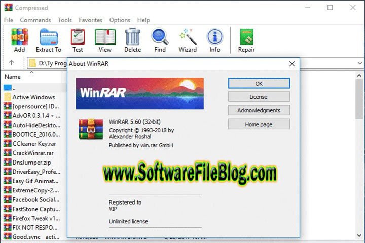 Software Overview: Winrar 32 6 22 Installer 4Cby 41 Pc Software