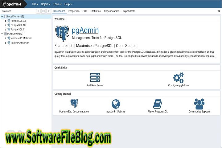  Software Overview Pgadmin 4 7 5 X64 Pc Software