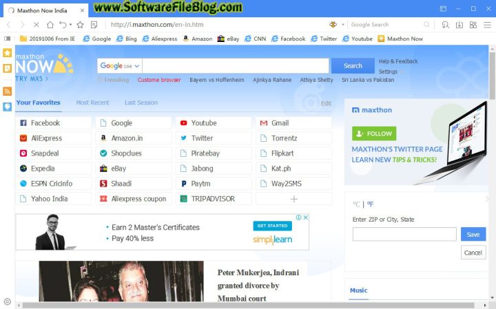 Maxthon nitro V 1.0.13000 PC Software