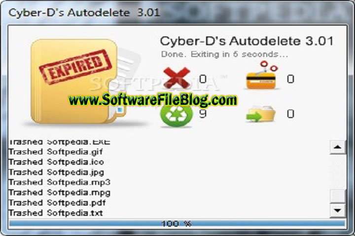 Cyber ds autodelete 2.01 Features