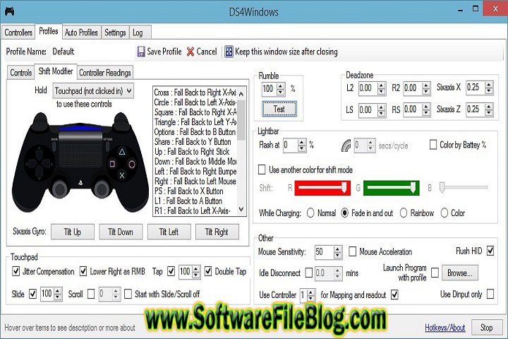 Software Features: DS4 Windows v1.0 Pc Software