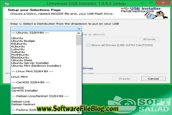 Universal USB Installer 2.0.1.9 Technical Setup Details