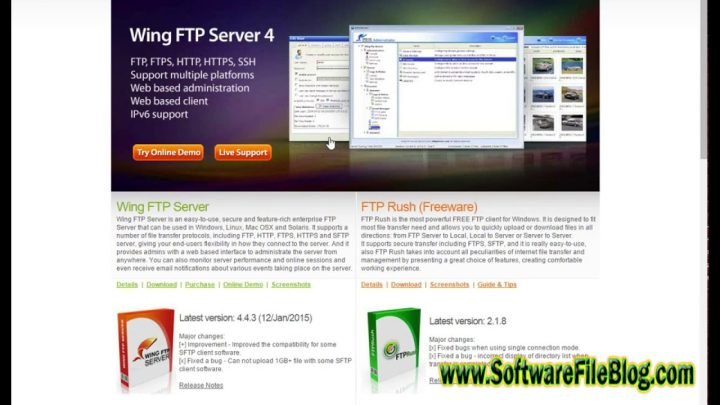 Wing Ftp Server V 7.2.4.0 PC Software