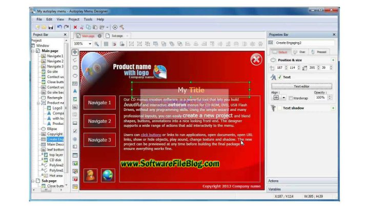 AutoPlay Menu Builder PC Software