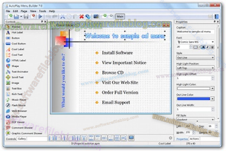 AutoPlay Menu Builder Full Version for Windows