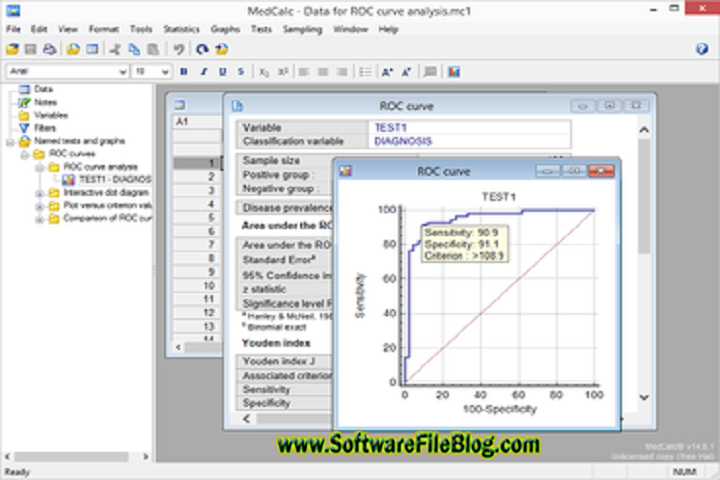 MedCalc setup V 1.0 PC Software with crack