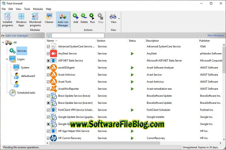 Total Uninstall Professional V 7.5.0.655 PC Software with patch