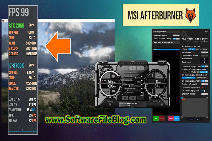 MSI Afterburner V 4.6.4 PC Software with kygen