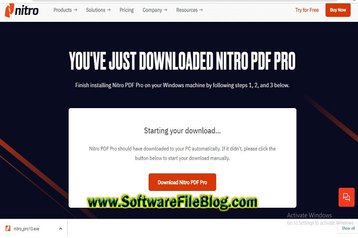 Nitro Pro V 14 PC Software with patch