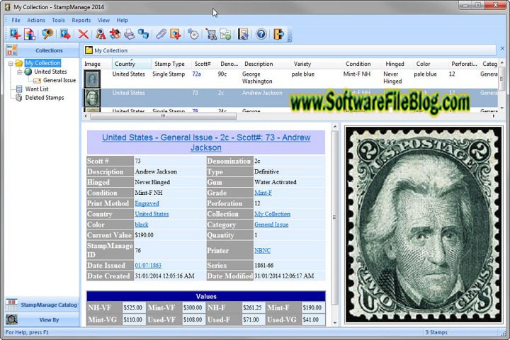 StampManage Deluxe V 1.0 PC Software with crack