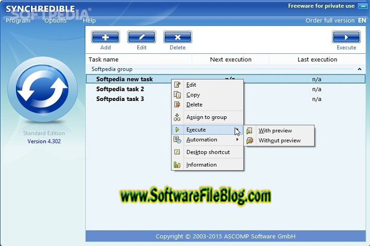 Synchredible Professional V 8.103 PC Software with patch