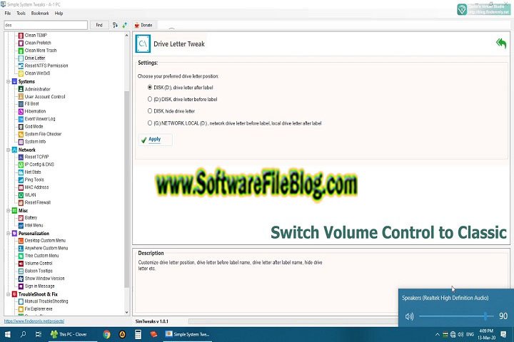 PC System Tweak V 1.2.0.1 PC Software with patch