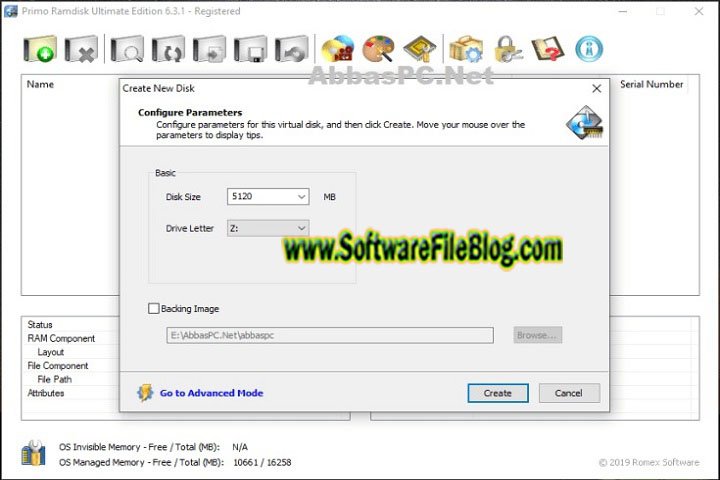 Primo Ramdisk Server Edition V 6.6.0 PC Software with patch