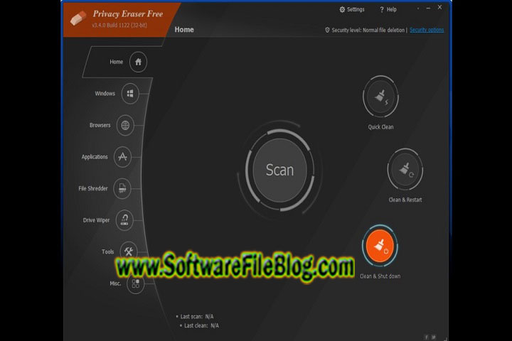 Privacy Eraser V 1.0 PC Software with patch