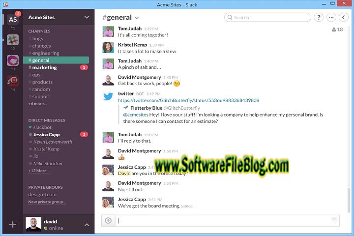 Slack V 4.34.119 PC Software with patch