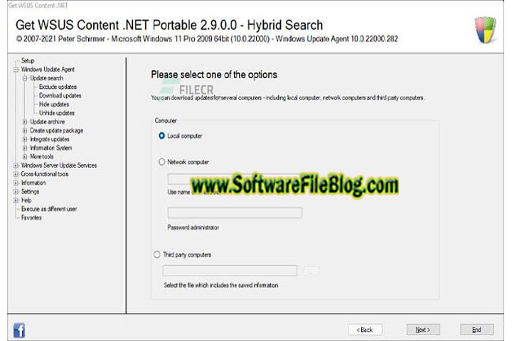 WSUS Content NET V 2.9 PC Software with patch