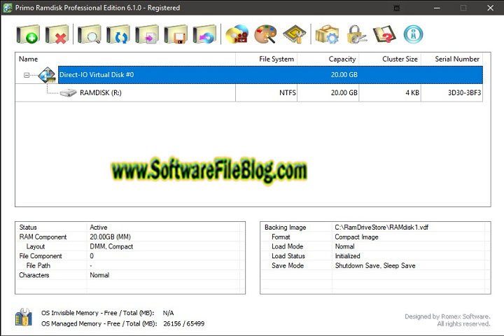 Primo Ramdisk Server Edition V 6.6.0 PC Software with kygen