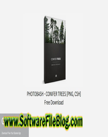 Photobash Conifer Trees V 1.0 PC Software