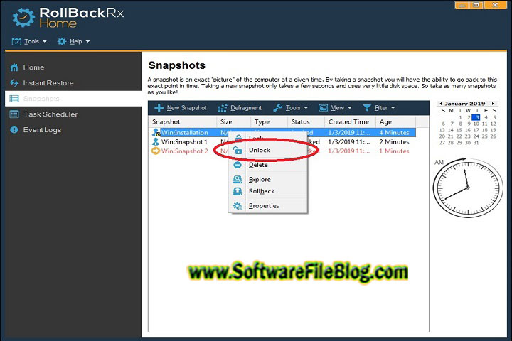 RollBack Rx Home Edition V 11.3 PC Software with kygen