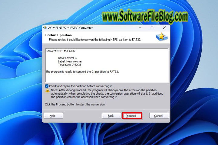 NTFS To FAT32 Wizard Free V 2.3.1 PC Software with crack