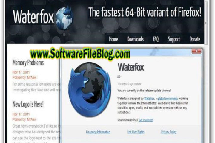 Waterfox V G6.0.3 PC Software with kygen