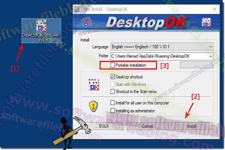 DesktopOK Installer Full version for Windows